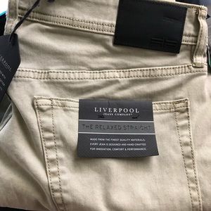 Liverpool NWT 34 x 30 beige jeans